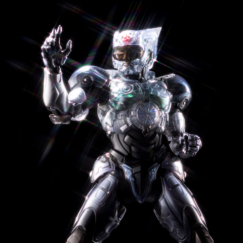 千値練、透明デザインの「超光戦士シャンゼリオン」をフィギュア化