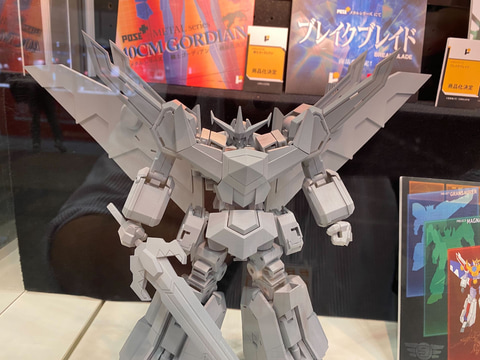 熱血最強ゴウザウラー」のフィギュアがアートストームブースにて展示中