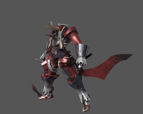 ニトロプラス、「装甲悪鬼村正」の全身図を公開。MODEROIDの製作参考に