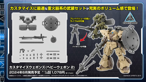 プラモデル「30MM」に飛行型の新機体「ヴェルデノヴァ」が登場！2