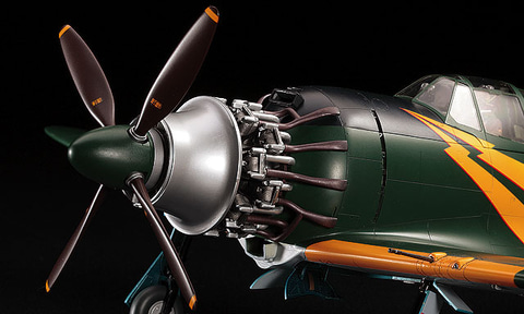 ハセガワ、「三菱 J2M3 局地戦闘機 雷電 21型」再販分を本日出荷開始