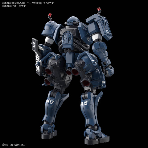 機動戦士Gundam GQuuuuuuX」より「軍警ザク」、「赤いガンダム」、「軽