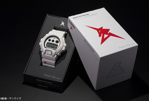 G-SHOCK×GUNDAM、逆シャア・アムロ仕様の白い限定モデル - Impress Watch
