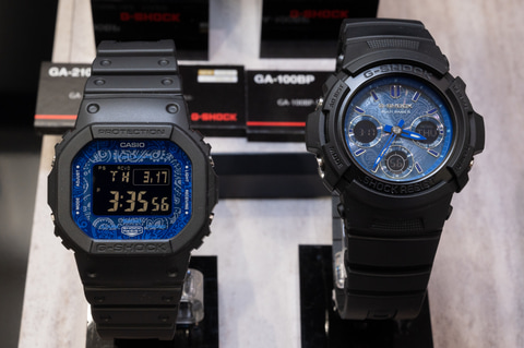 G-SHOCKに青いペイズリー柄ダイヤルの4モデル - Impress Watch
