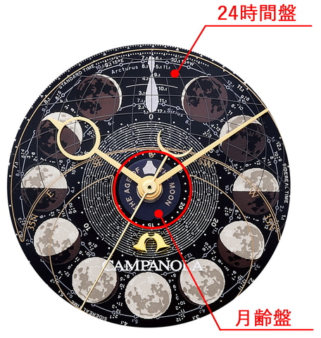 シチズン カンパノラ、中世の天文時計がモチーフの限定カラー