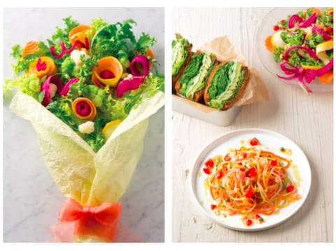 クイジナート、野菜を多彩な切り方でスライスできる「ベジタブル