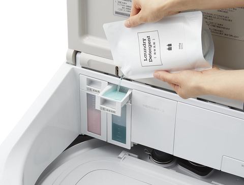 パナソニック、液体洗剤を自動投入してくれる同社初の縦型洗濯乾燥機