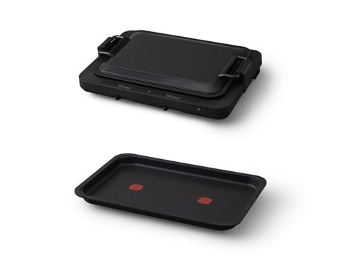 アイリスオーヤマ、たこ焼き/平面プレートが一体になった「左右温調