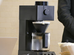 ☆カフェバッハ監修☆全自動ミル付きコーヒーメーカー 3杯用 ブラック