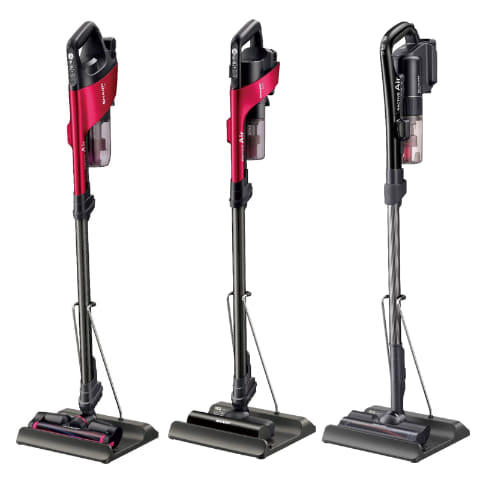 シャープ、1.2kgの軽さで50分使えるスティッククリーナー。パワフル