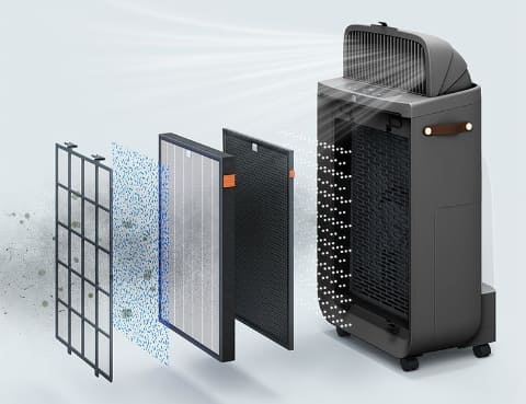 北欧デザインで部屋になじむ加湿空気清浄機、エレクトロラックス