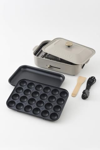 ブルーノ、柔らかな限定色アッシュグレイズのホットプレートや電気調理