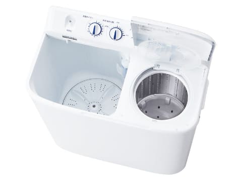 二槽式の洗濯機がハイアールから。分け洗いも効率的に - 家電 Watch