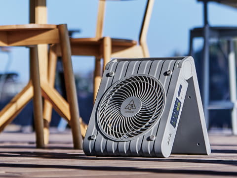 アピックス、ソーラー充電できる防水ポータブルファン - 家電 Watch