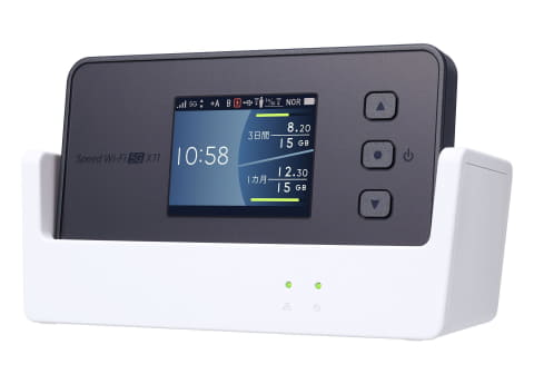 au、Wi-Fi 6対応の5Gモバイルルーター新モデル「Speed Wi-Fi 5G X11