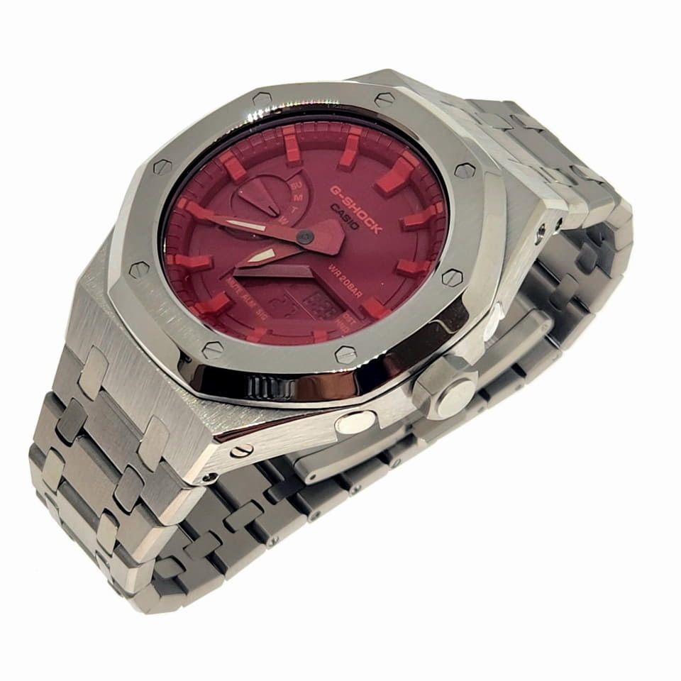 G-SHOCK腕時計をセレブに「カシオーク」に変身させるカスタムパーツ