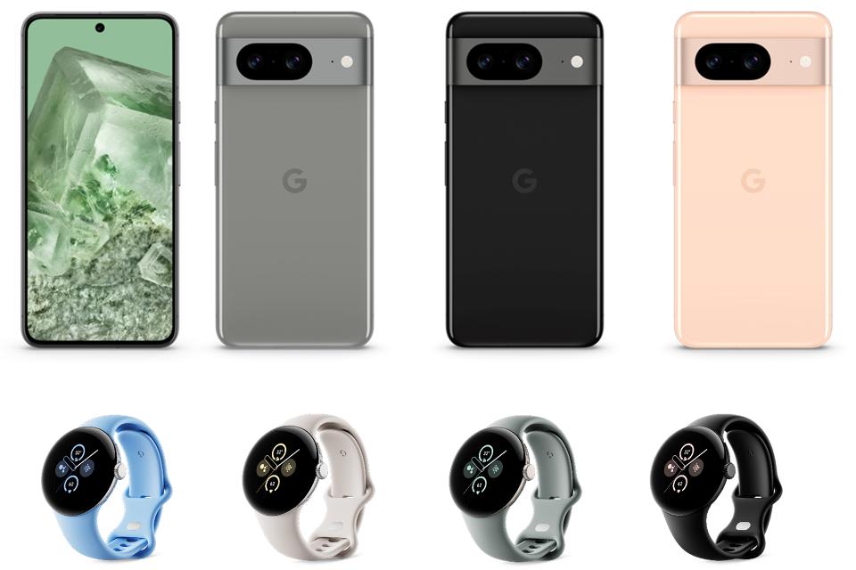 ドコモから「Google Pixel 8/8 Pro」と「Pixel Watch 2」が発売――Pixel
