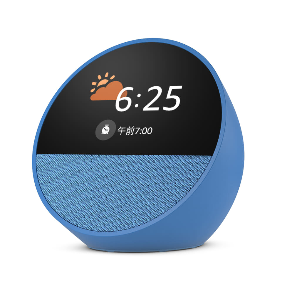 Amazonが「Echo Spot」2024年モデルを発売、Alexa搭載のスマート