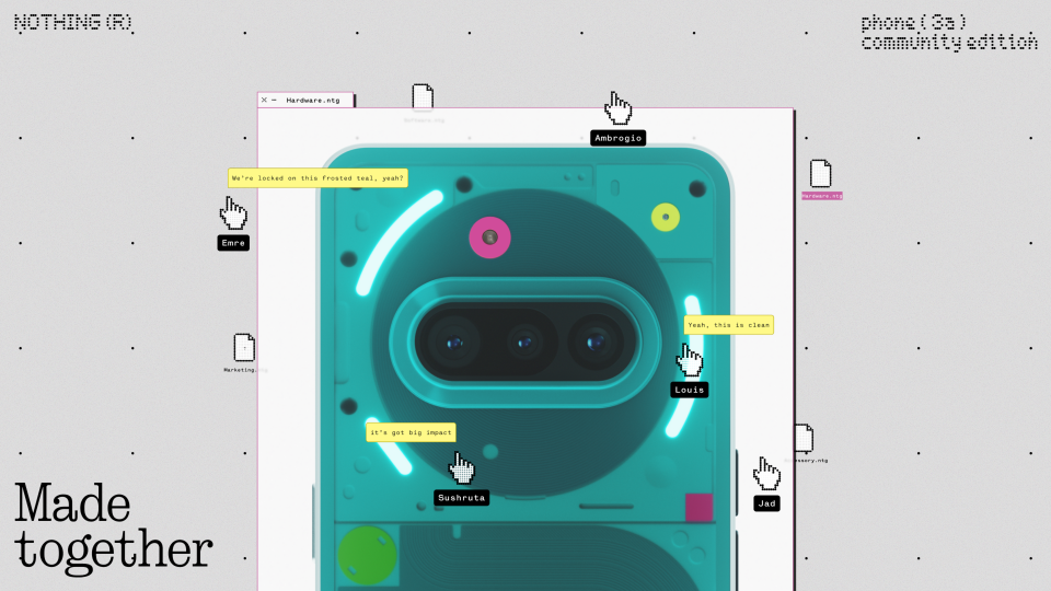 Nothing、「Phone (3a) Community Edition」12日発売 世界1000台限定