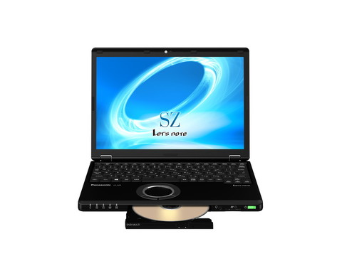 光学ドライブ搭載12.1型で世界最軽量の「レッツノートSZ5」 ～他の