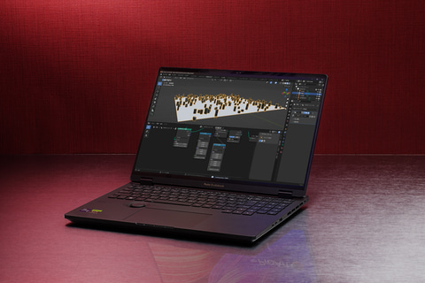 ASUS「ProArt Studiobook Pro 16 OLED」はノートでもBlenderがグリグリ