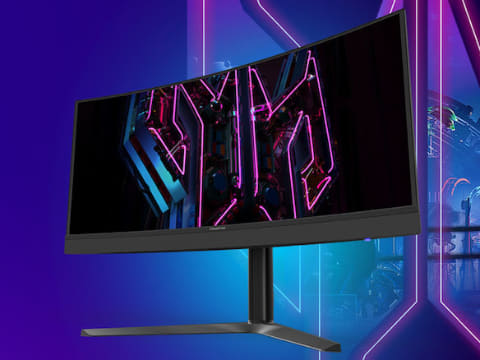日本エイサー、34型湾曲の有機ELゲーミングモニター。HDR 400や