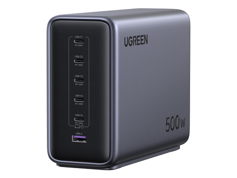 本日みつけたお買い得品】単ポート240W、合計500W対応のUSB充電器が約6