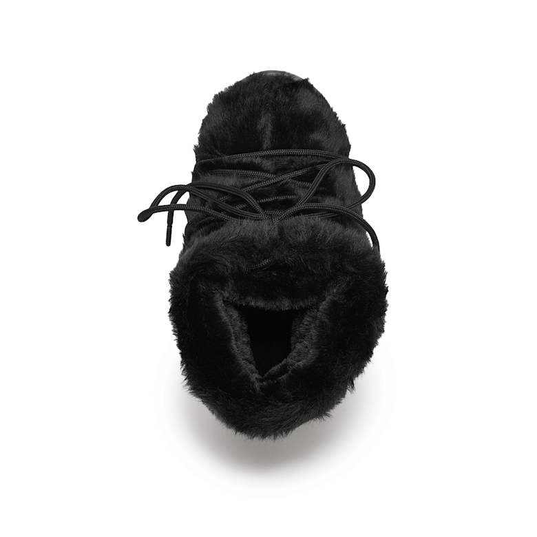 Buy Moon Boot Wmns Icon Low Faux Fur in black | 80D1409390-N001