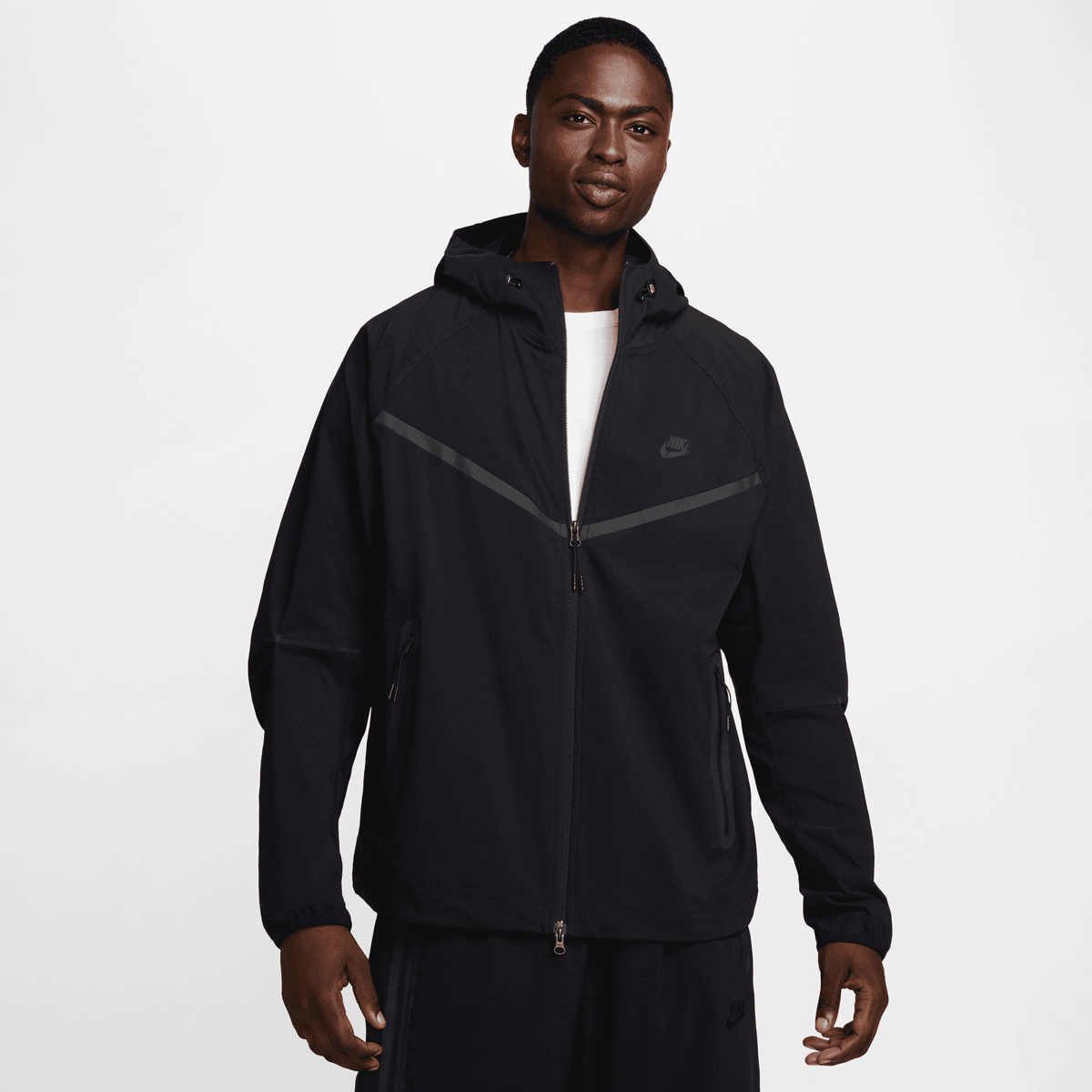 Nike Tech Woven Windrunner Full-Zip Jacket zwart | HM7151-010 | SNIPES