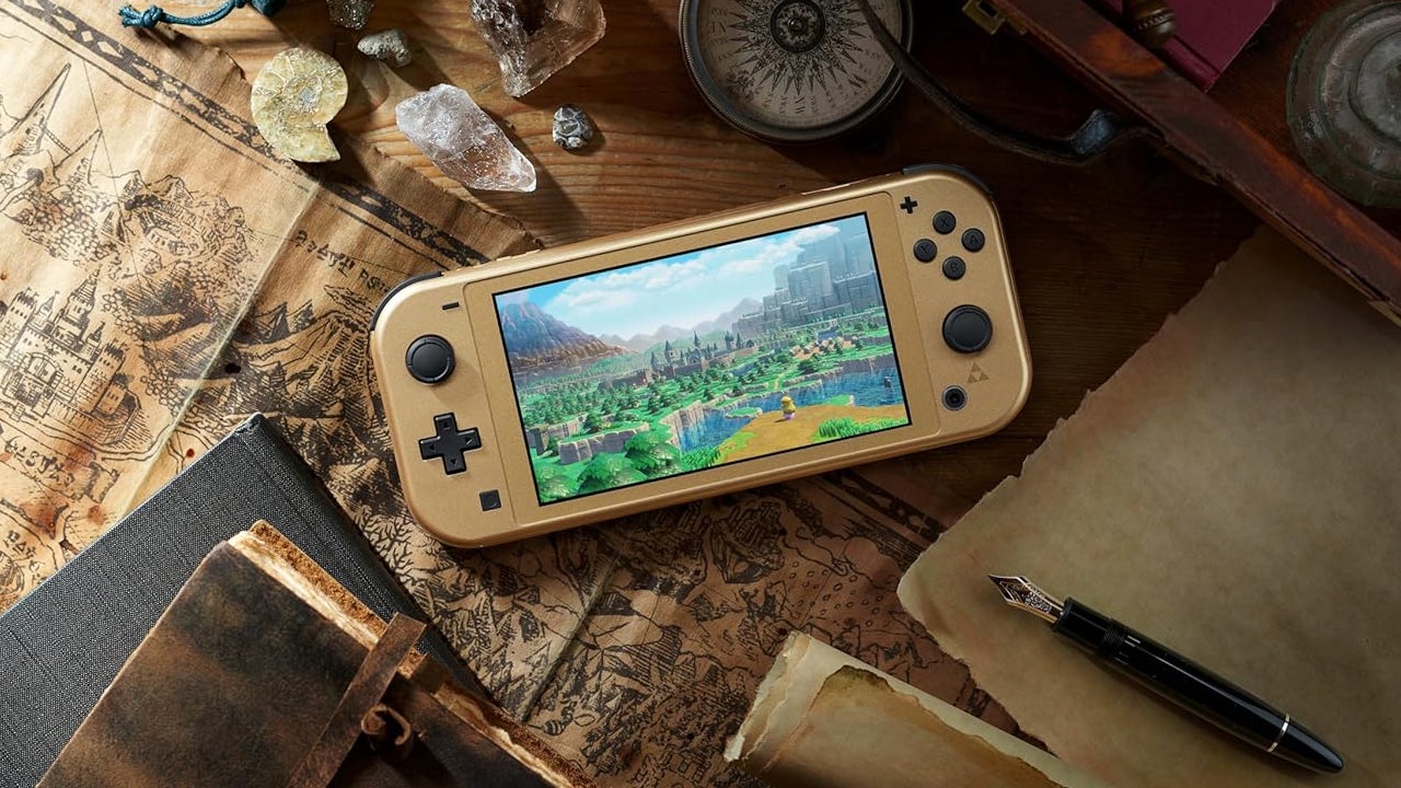 The Nintendo Switch Lite Hyrule Edition Is Now Available