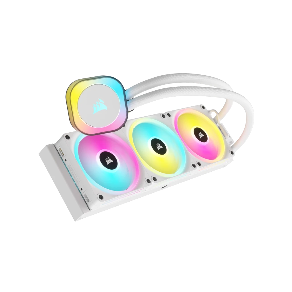 iCUE LINK H150i RGB AIO 水冷式 CPU クーラー - ホワイト