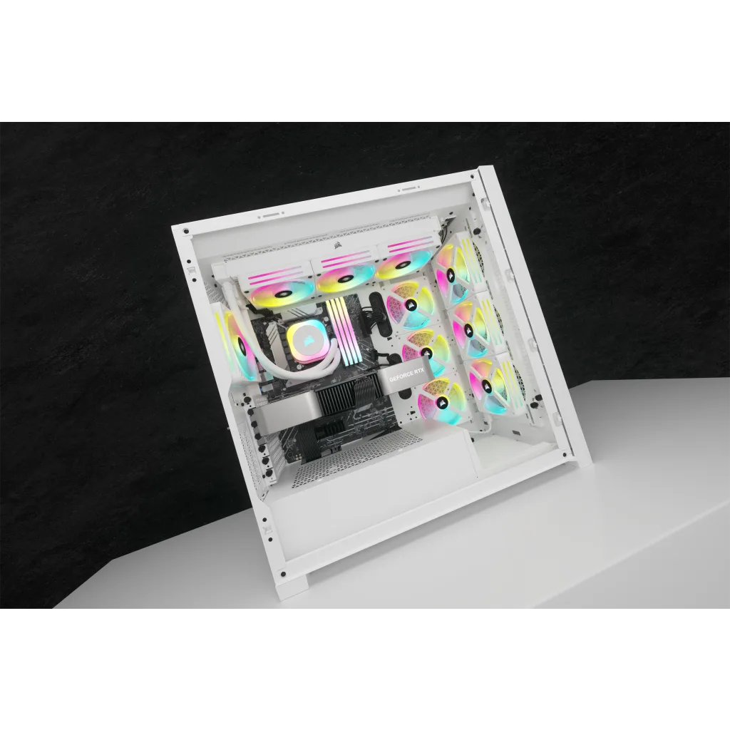 iCUE LINK H150i RGB AIO Liquid CPU Cooler - White