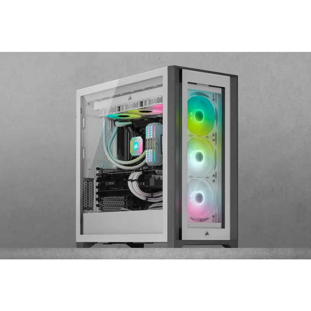 iCUE H150i ELITE CAPELLIX Liquid CPU Cooler — White