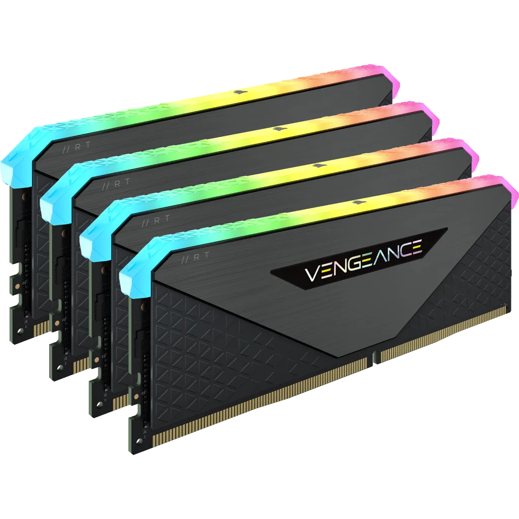 VENGEANCE® RGB RT 32GB (4 x 8GB) DDR4 DRAM 3200MHz C16 Memory Kit