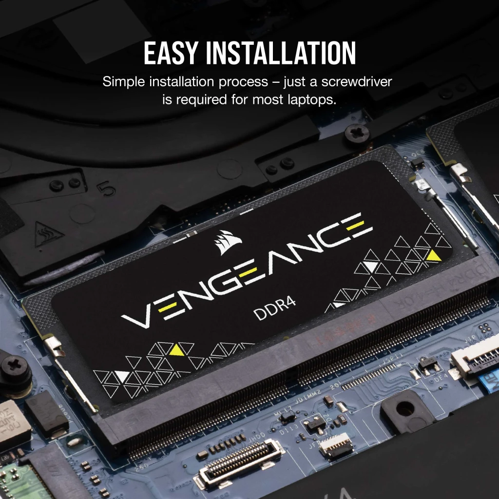 VENGEANCE® Series 64GB (2 x 32GB) DDR4 SODIMM 3200MHz CL22 Memory Kit
