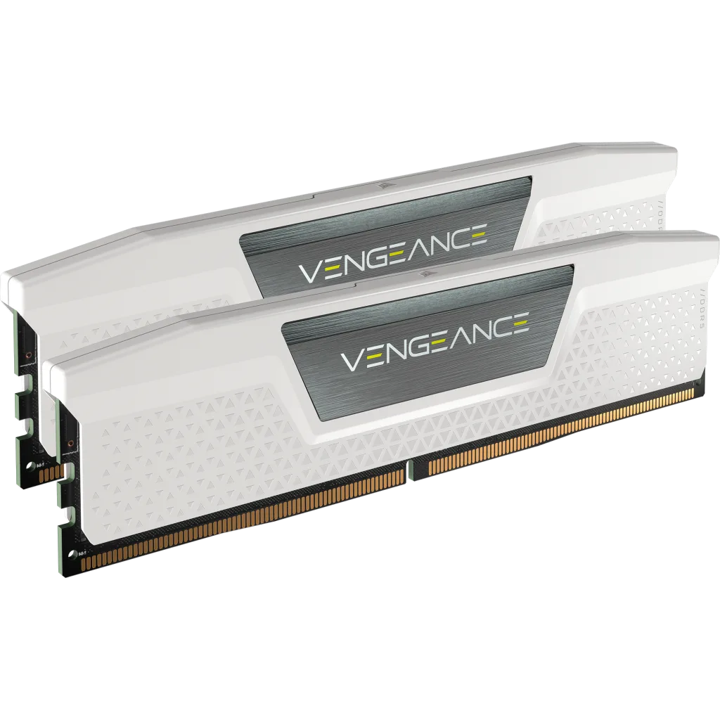 VENGEANCE® 32GB (2x16GB) DDR5 DRAM 6400MT/s CL32 Memory Kit — White