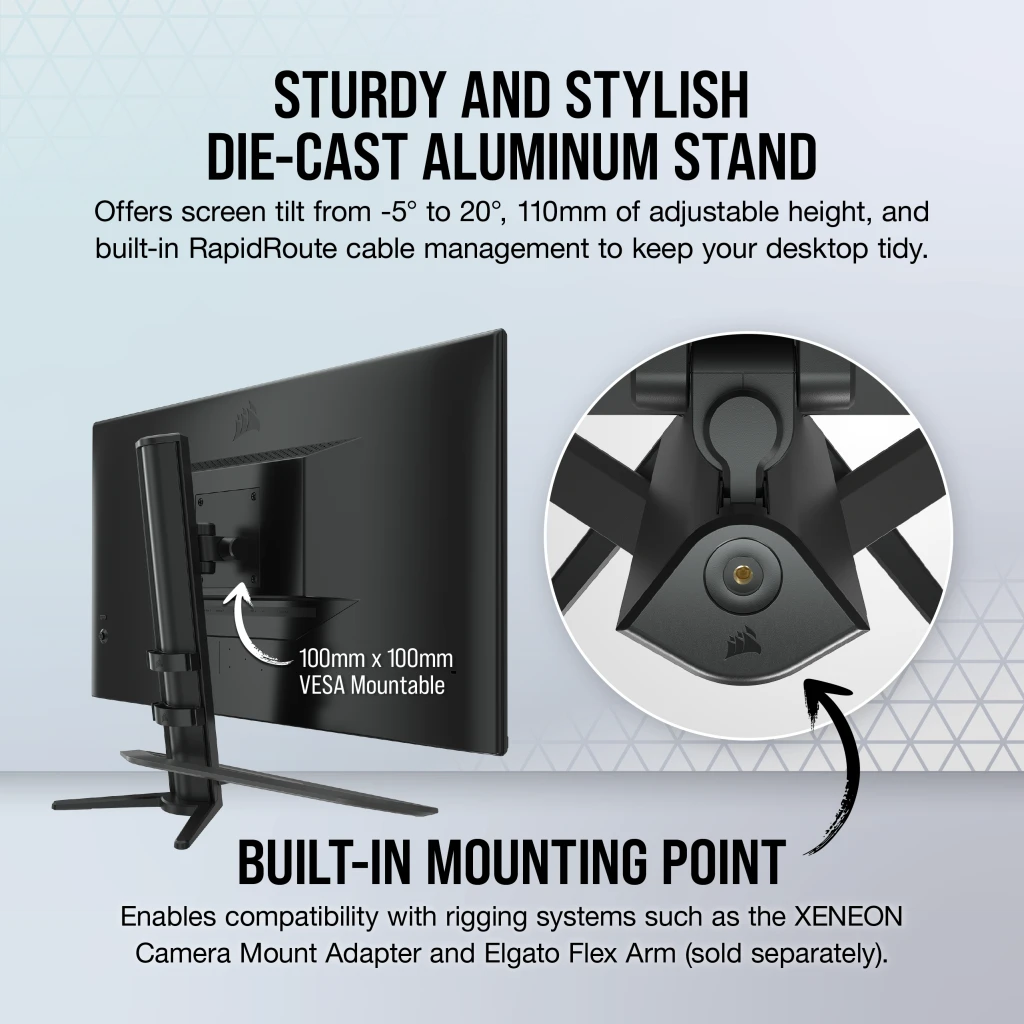 CORSAIR XENEON 32QHD165 32-Inch IPS QHD (2560 x1440), 165Hz