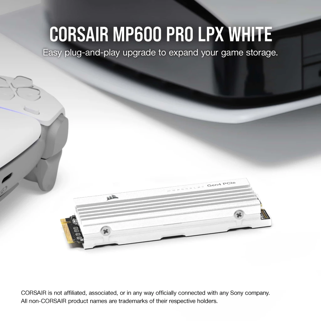 MP600 PRO LPX 2TB PCIe Gen4 x4 NVMe M.2 SSD - PS5* Compatible