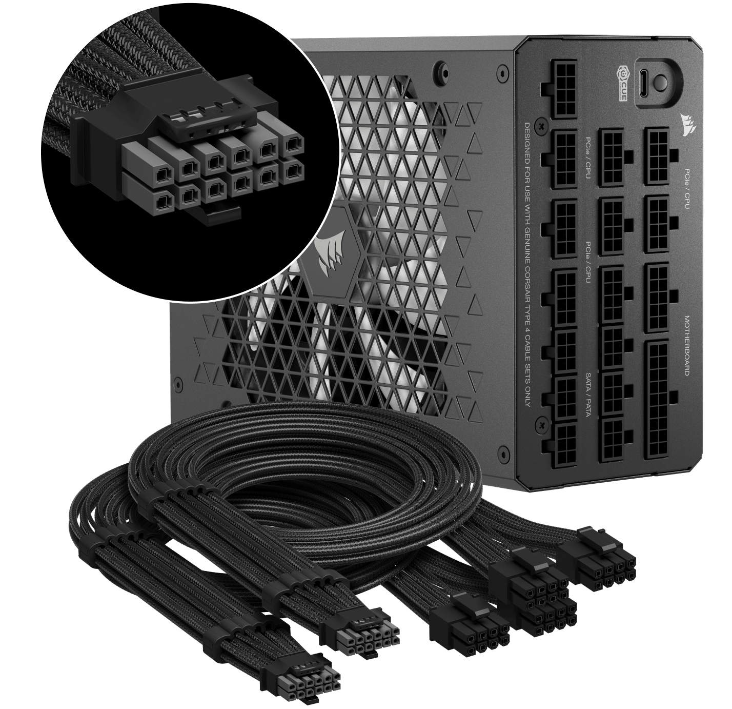 HX1200i 完全モジュール式超低ノイズ Platinum ATX 1200 ワット PC