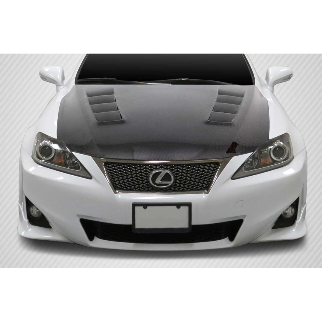 06-13 Lexus IS Series IS250 IS350 DriTech TS-2 Hood | Carbon