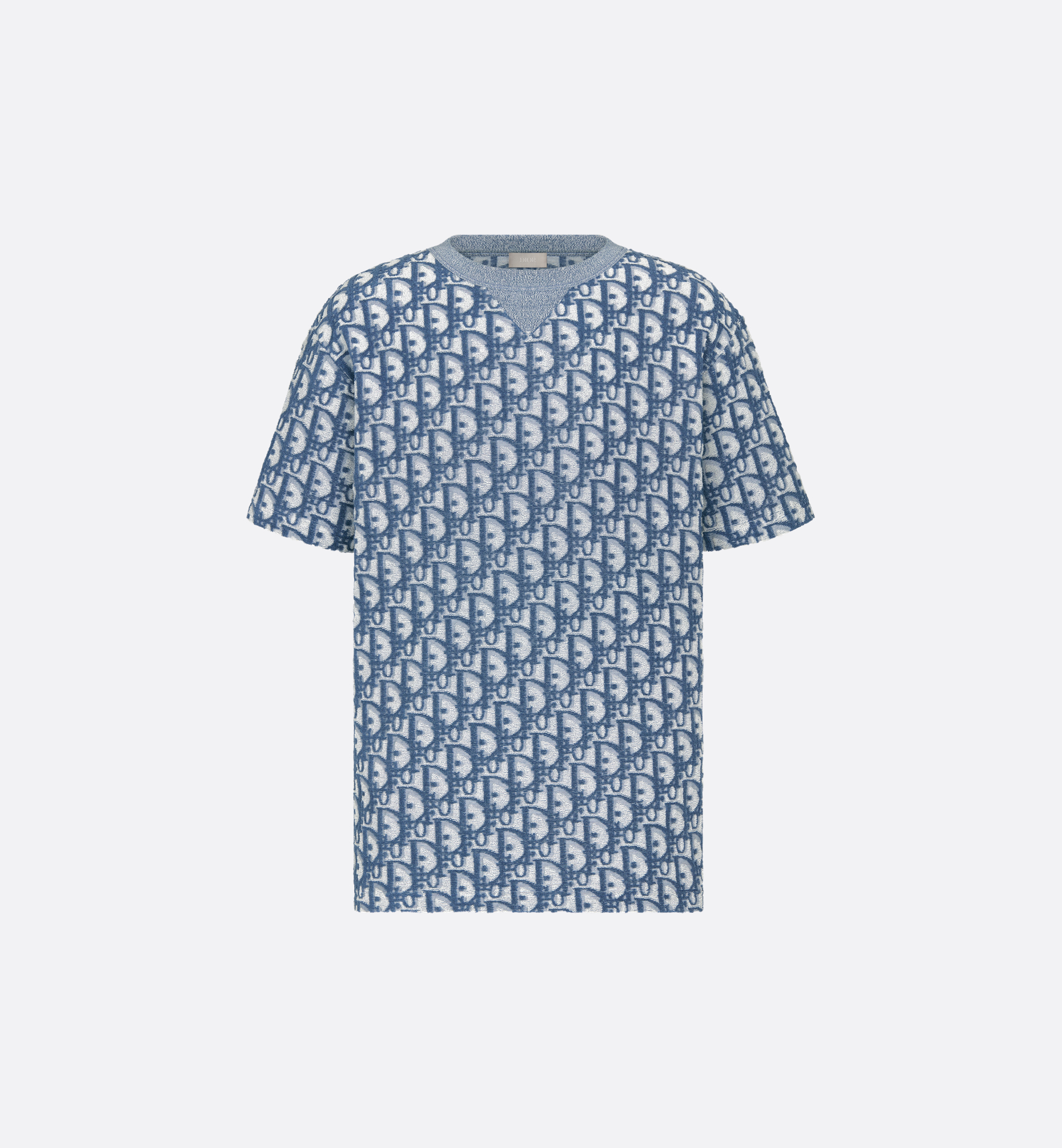 DIOR | Tシャツ (リラックス フィット) ディオール オブリーク テリー