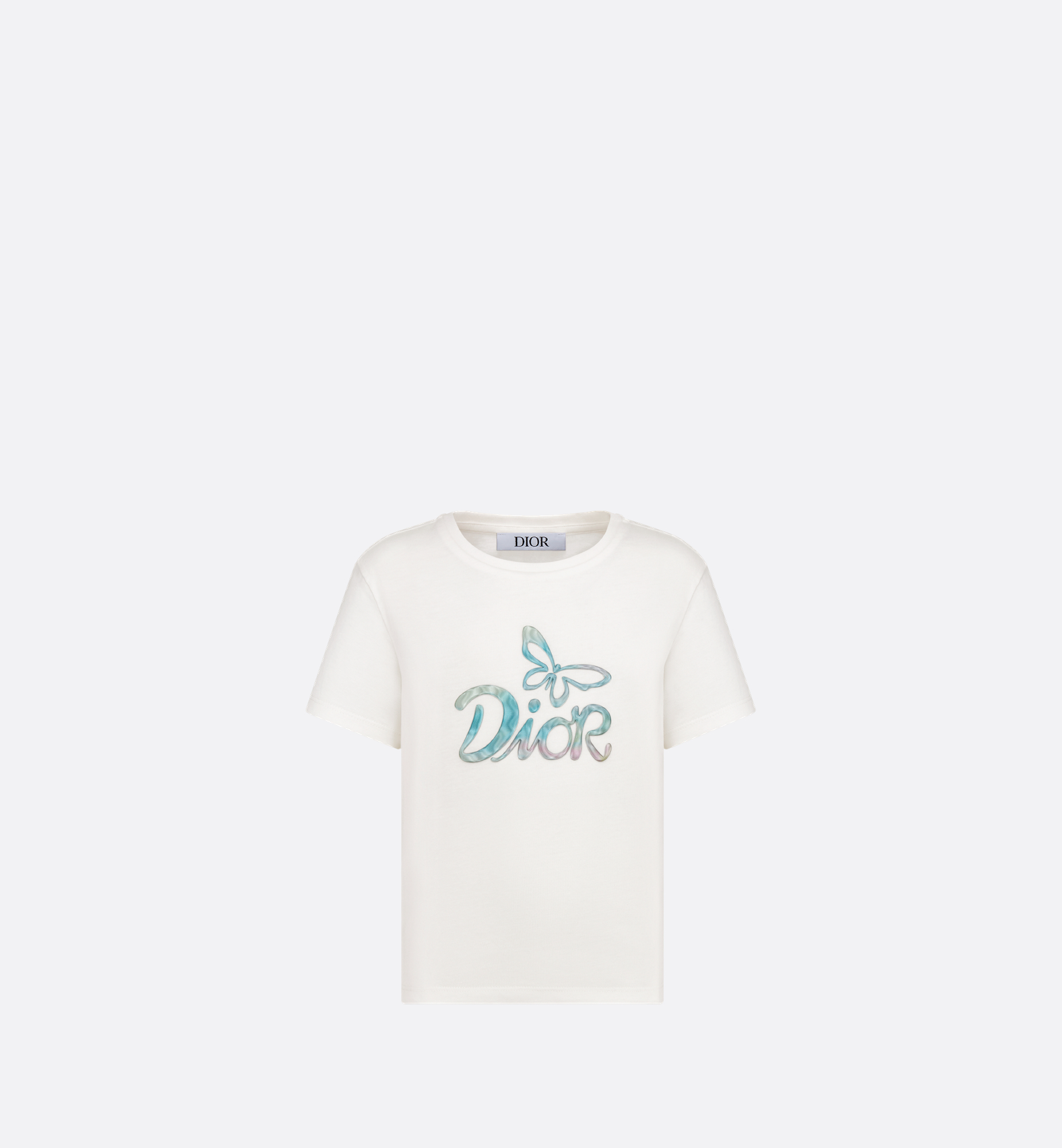 Kids' T-Shirt Ivory Cotton Jersey | DIOR