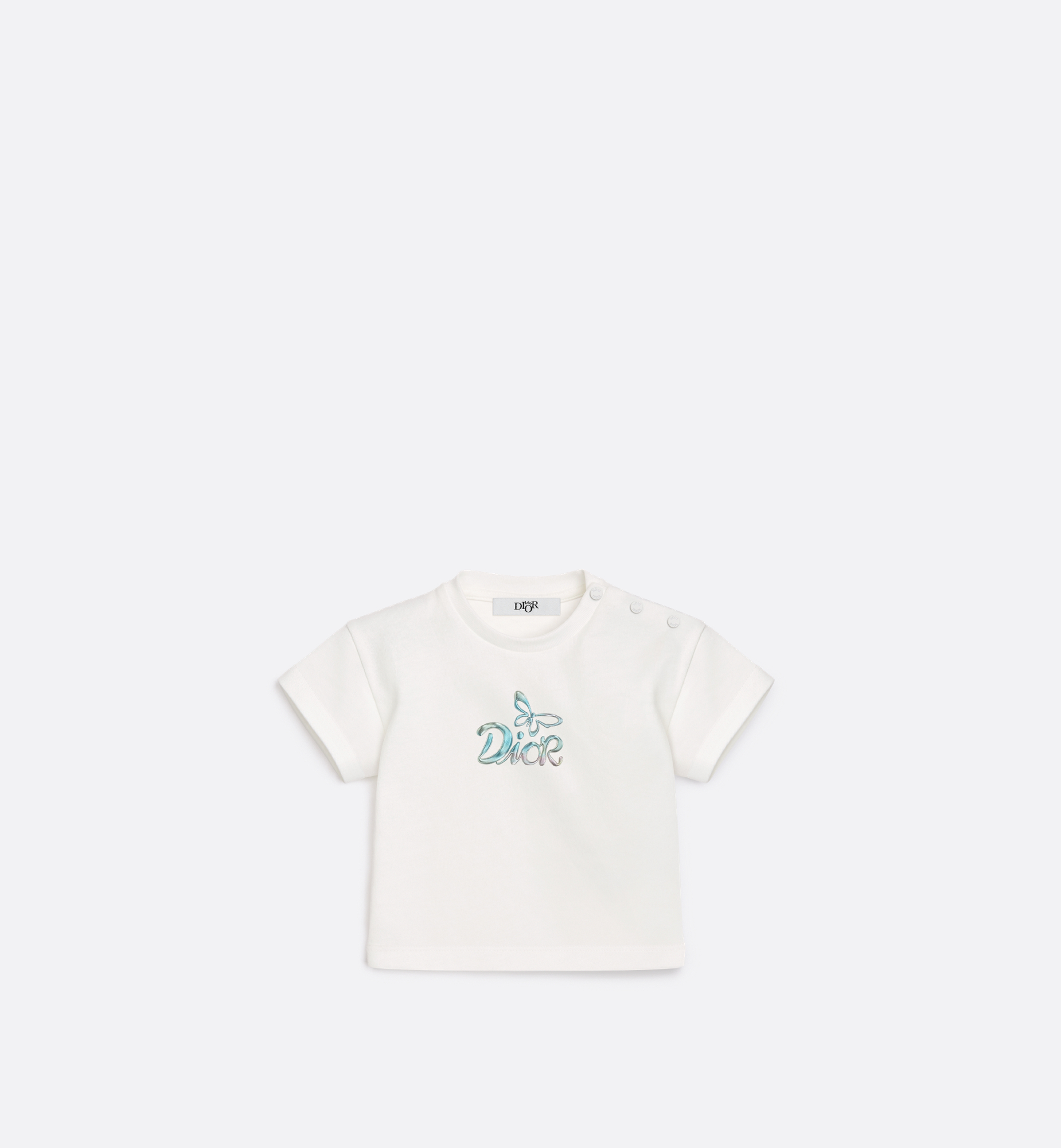 Baby T-Shirt Ivory Cotton Jersey | DIOR