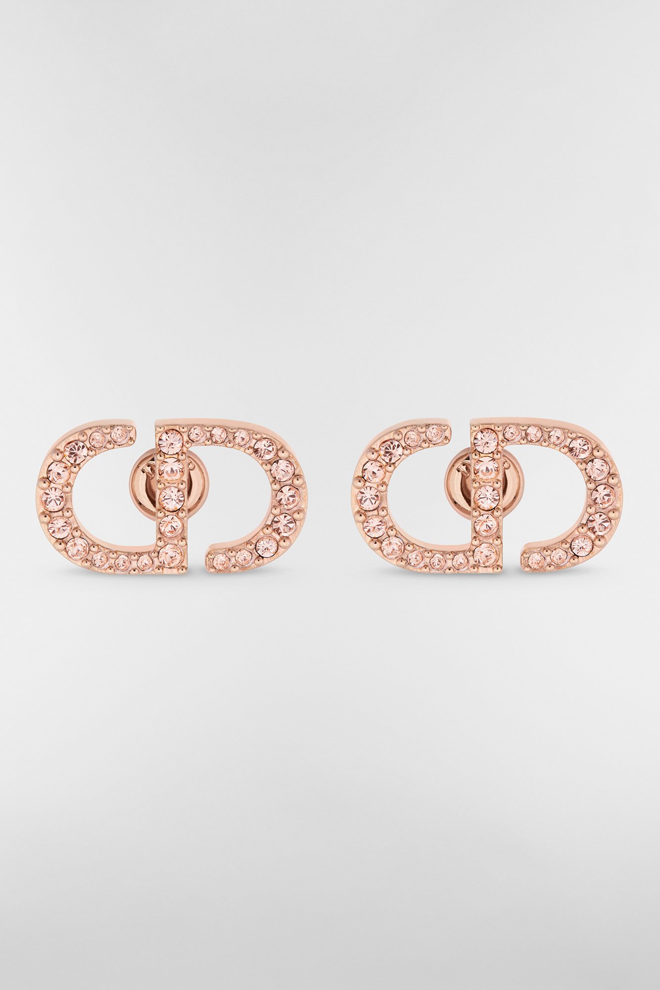 DIOR | Petit CD スタッドピアス メタル & クリスタル