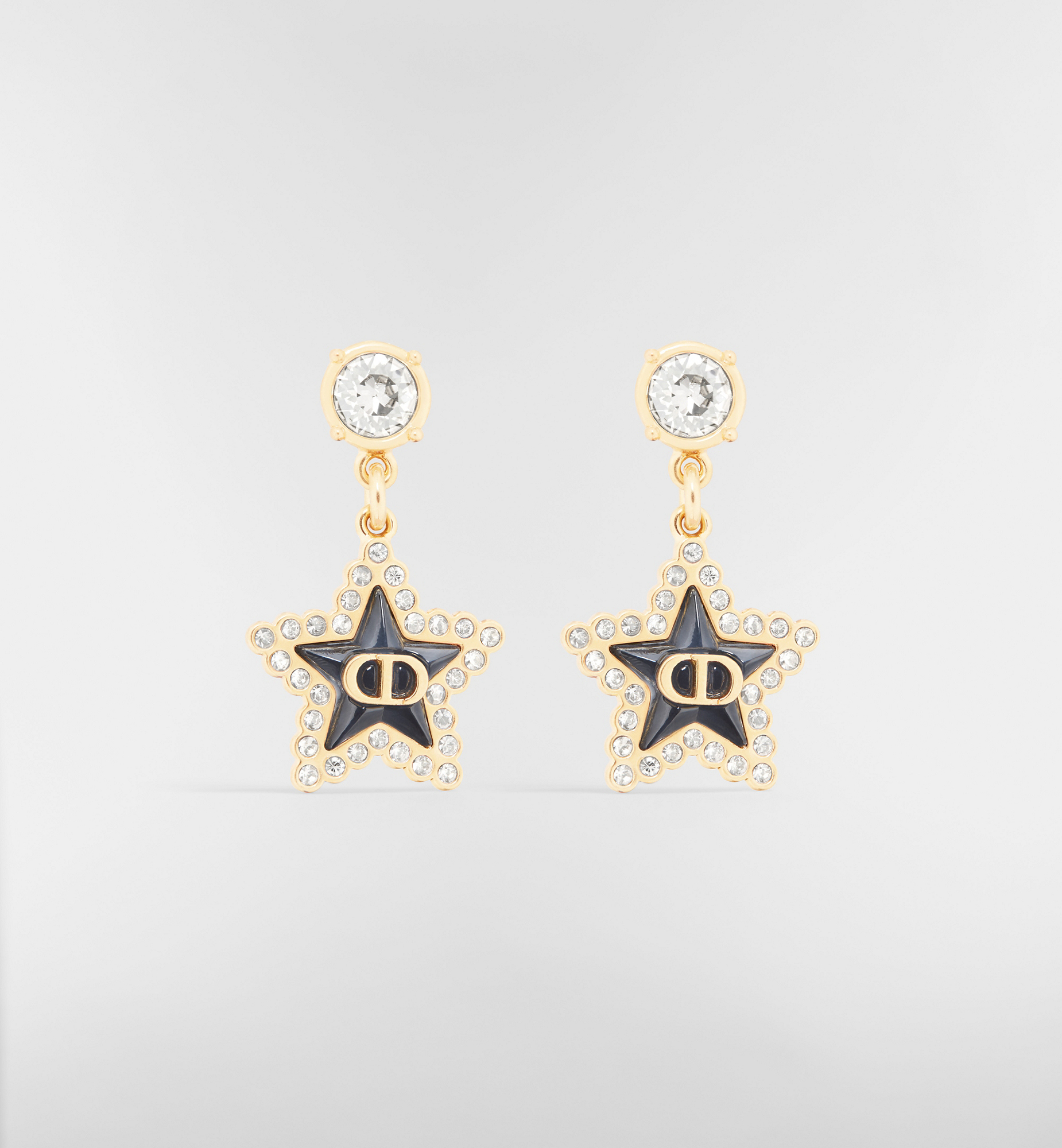 DIOR | Petit CD Lucky Baroque ピアス メタル・クリスタル・ガラス