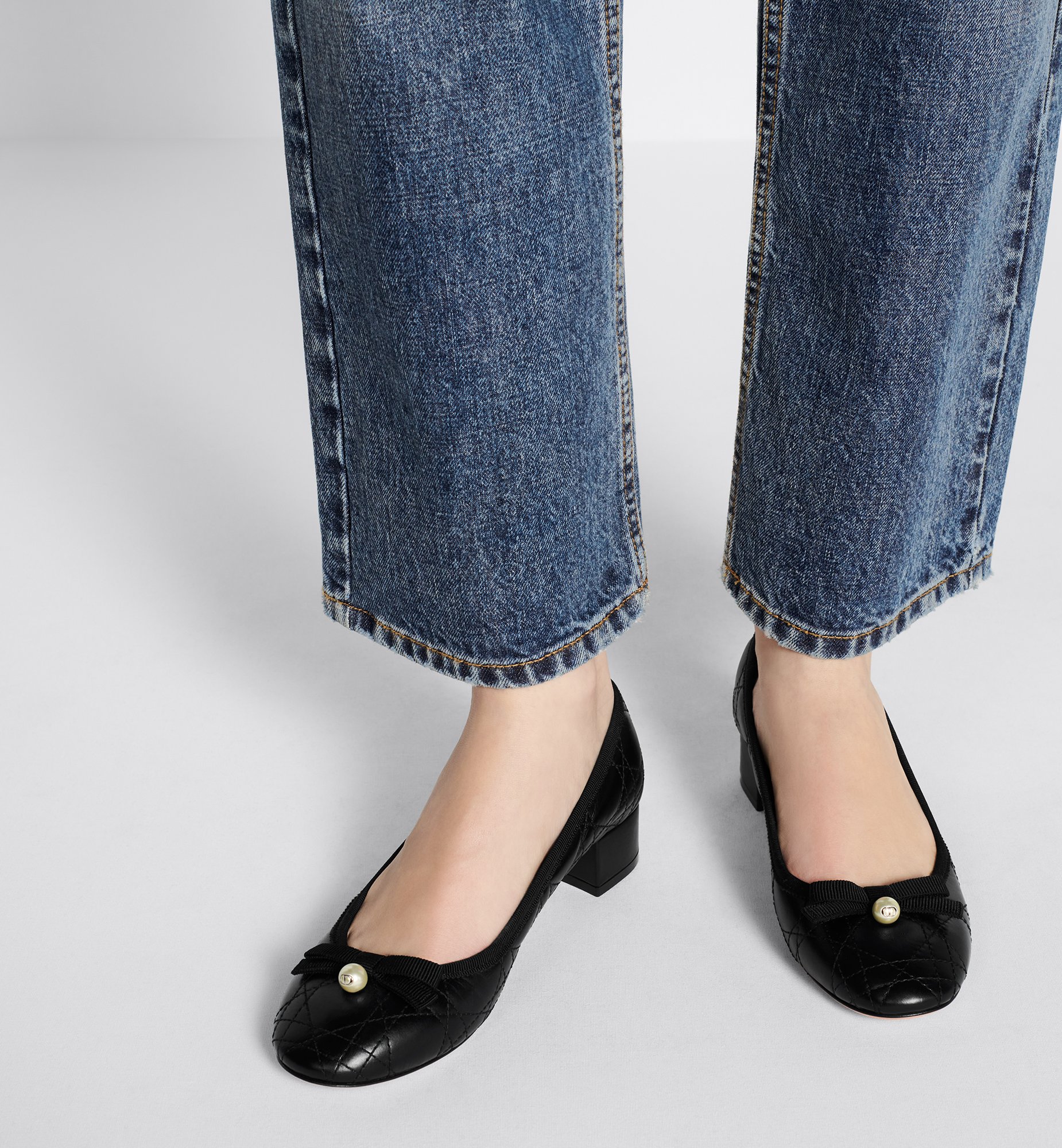 DIOR | Dior バレエパンプス カナージュ キルティング カーフスキン