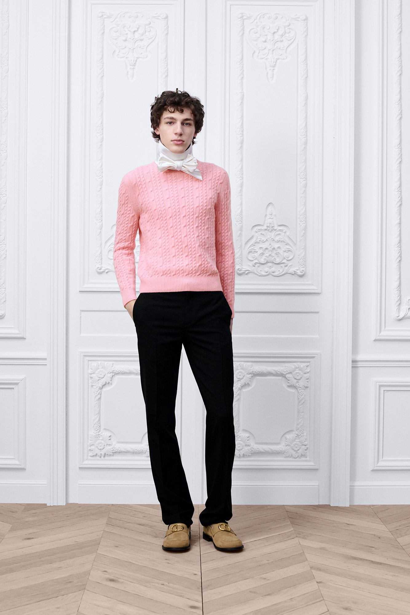 DIOR | ケーブルニット セーター (フィット シルエット) カシミヤニット