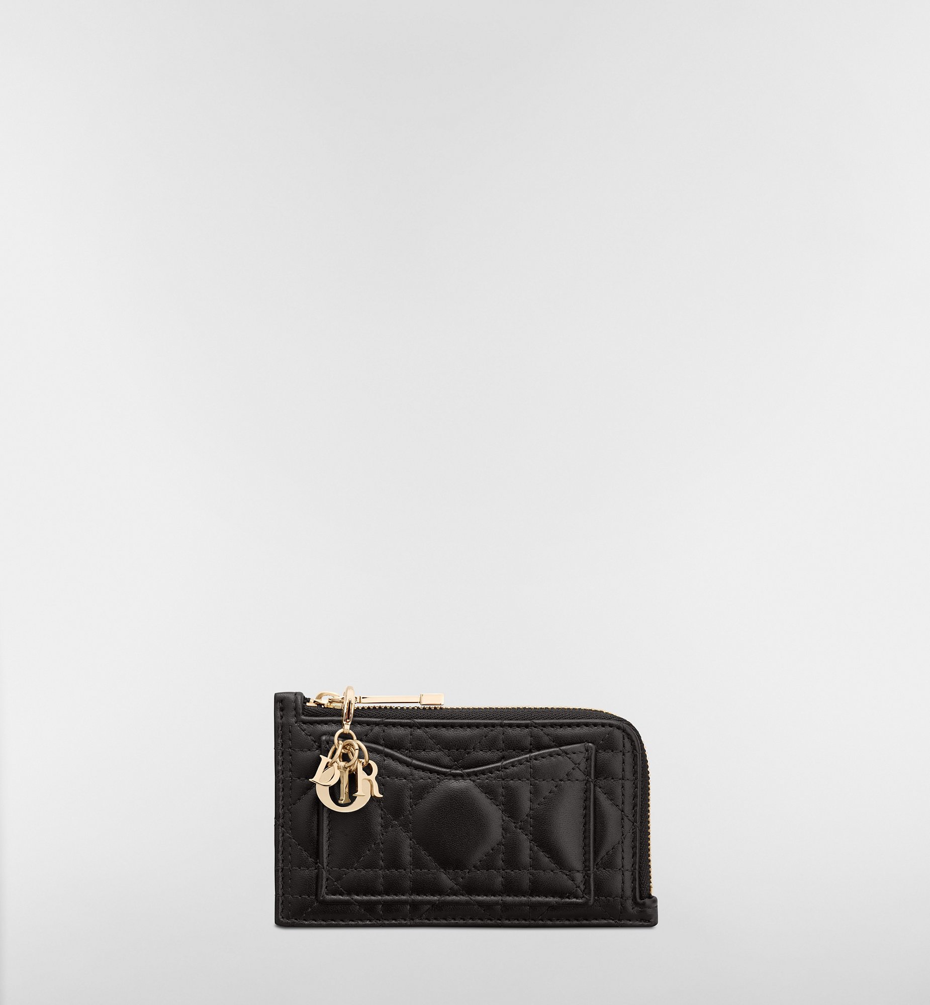 DIOR | Lady Dior Cosmos ジップ カードホルダー カナージュ ラムスキン
