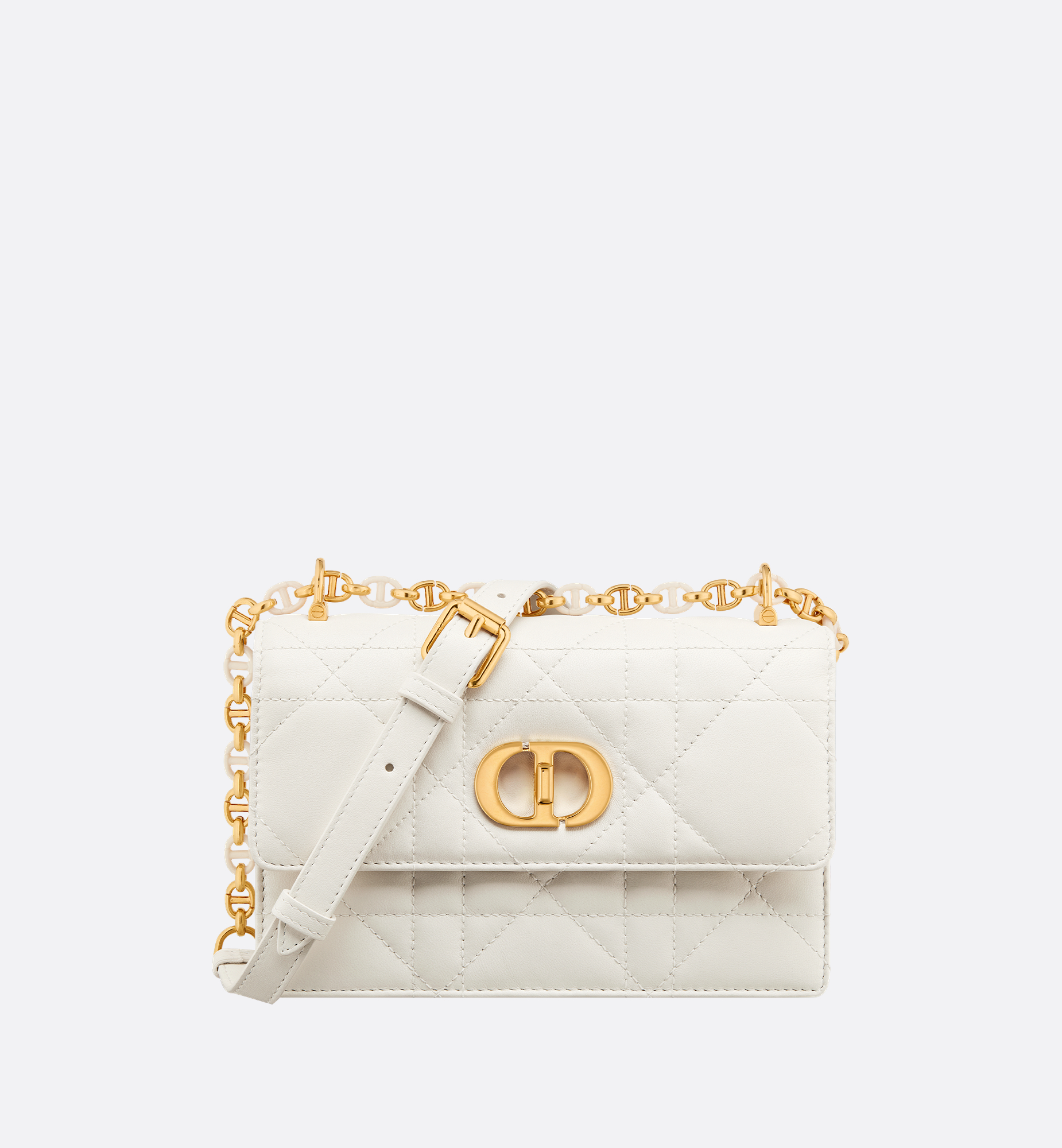 Miss Caro Mini Bag Latte Macrocannage Lambskin | DIOR