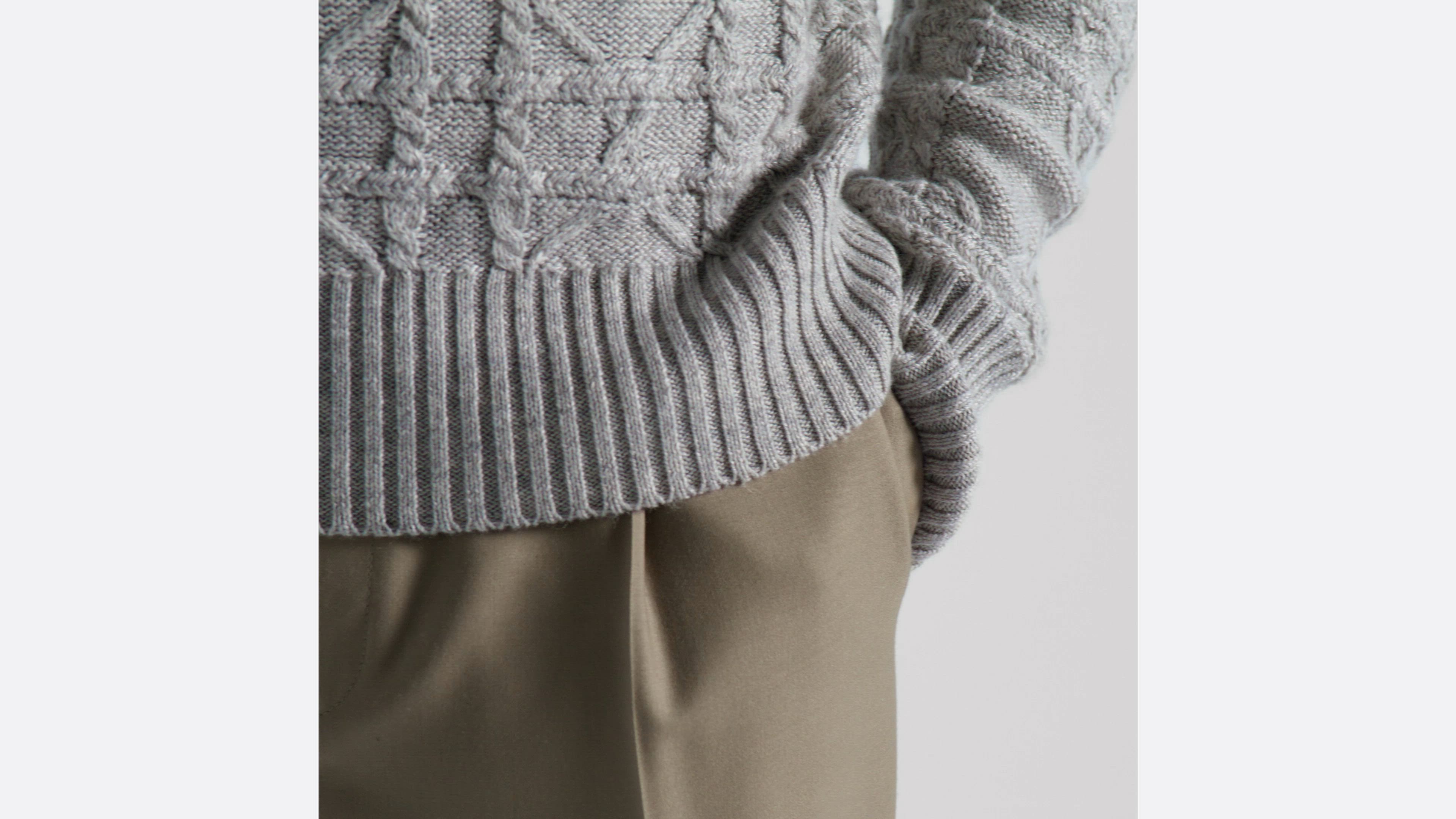 DIOR | Dior Icons セーター カナージュ リネン & カシミヤ ケーブルニット